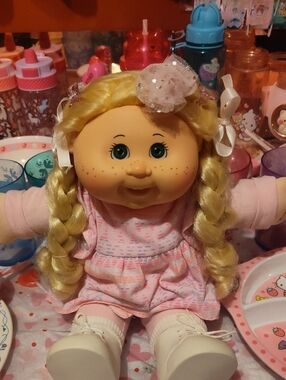 Cabbage Patch Kids 2015 Blonde-Haired Playtime Doll in Pink Outfit